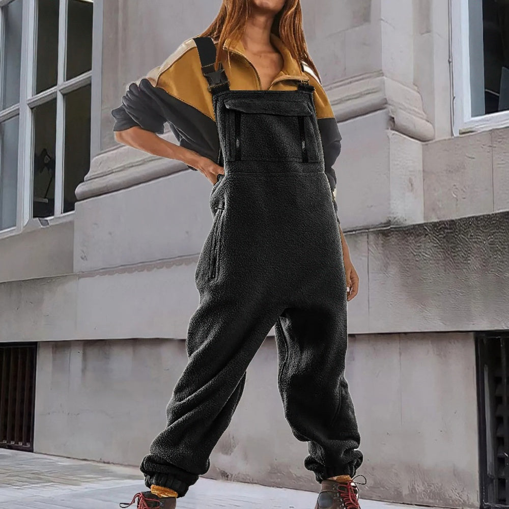 Marie™ - Justerbar Jumpsuit i Manchestertyg med Fleece