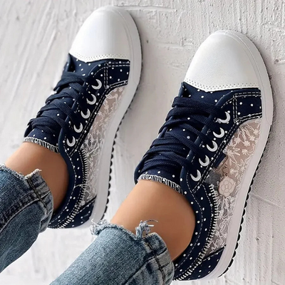 Jacqueline™ – Ortopediska Bekväma och Stilrena Sneakers