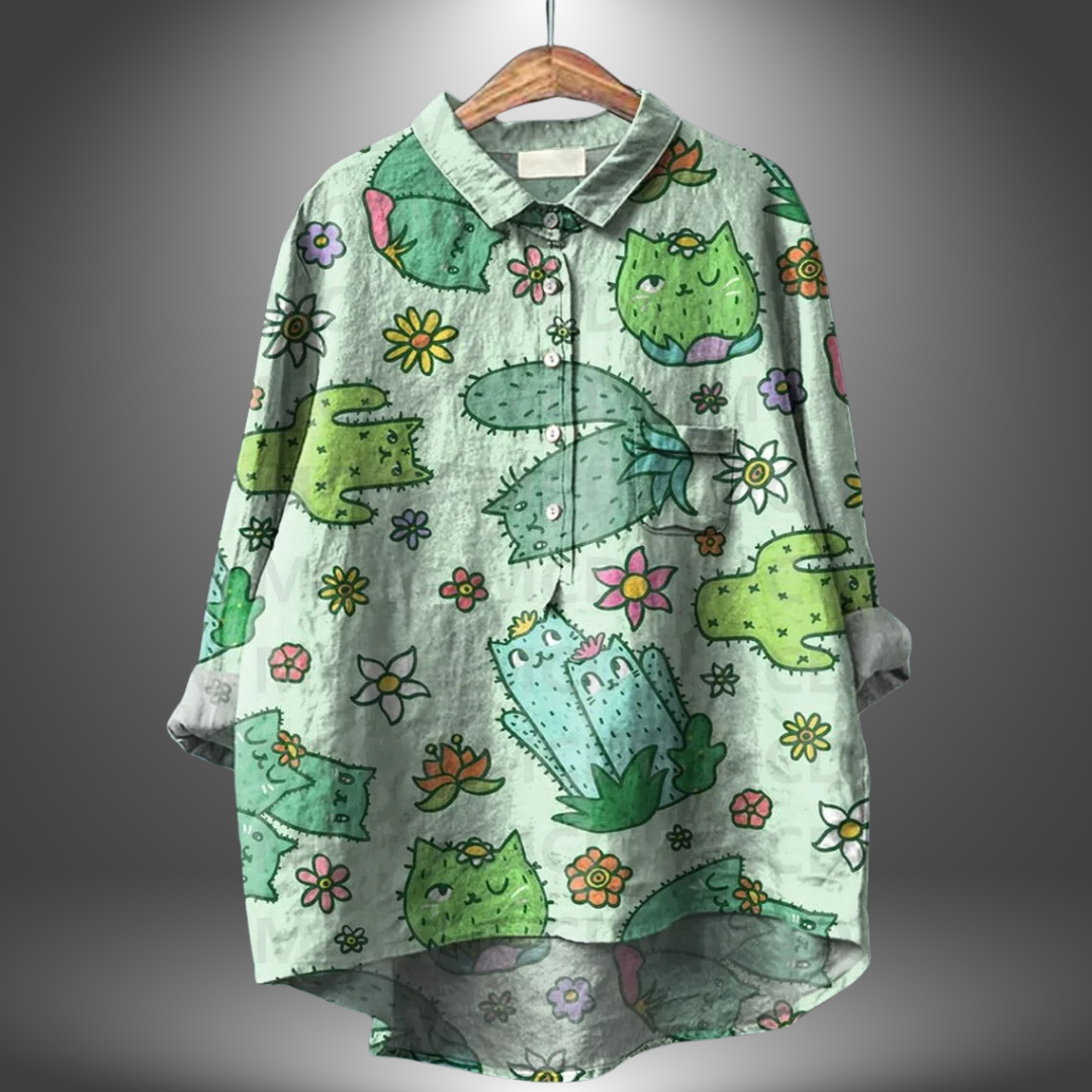 Fiolie | Handcrafted Floral Shirt