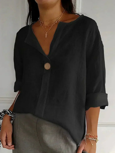 Aubri | Relaxed V-neck Blouse