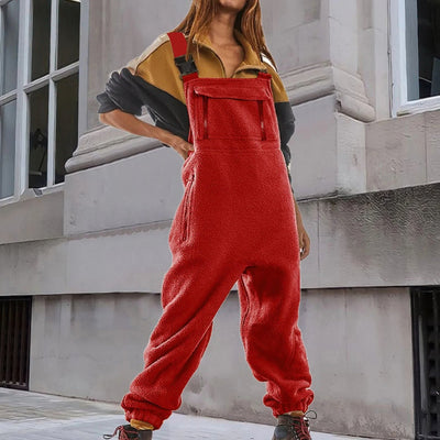 Marie™ - Justerbar Jumpsuit i Manchestertyg med Fleece