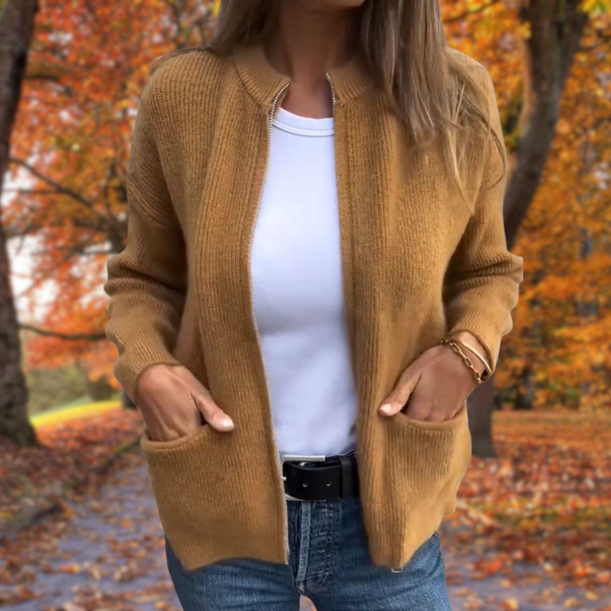 LIARISH - HÖST ELEGANT STICKAD VÄST