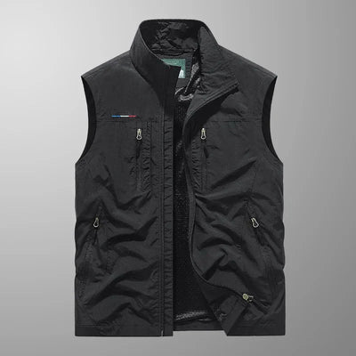 Bo™ | Andningsbar Cargo Bodywarmer med Flera Fickor