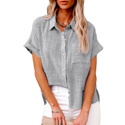 Yasmine | Lightweight Cotton-Linen Blouse