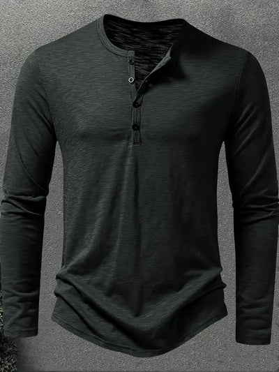 JESPER - LÅNGÄRMAD SKJORTA MED KNAPPSTÄNGNING