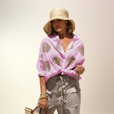 Geneviève™ - Ibiza-stil Chic Blus