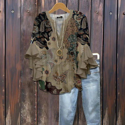 Airelle™ - Avslappnad & Stilfull Sommarblus