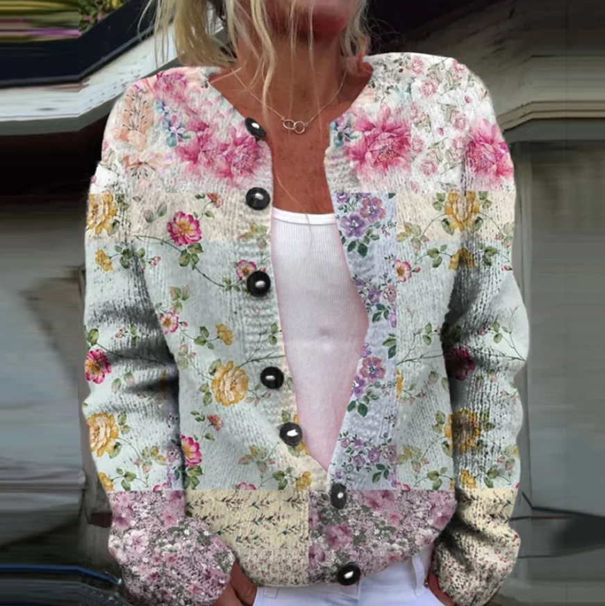 Marfisa | Floral Print Cardigan