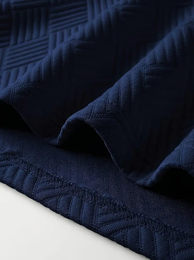 SILVAN - AVSLAPPNAD SKJORTA MED STRUKTUR OCH KNAPPAR