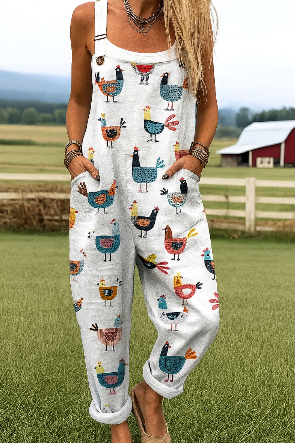 Anita™ | Konstnärlig Hängselbyxor