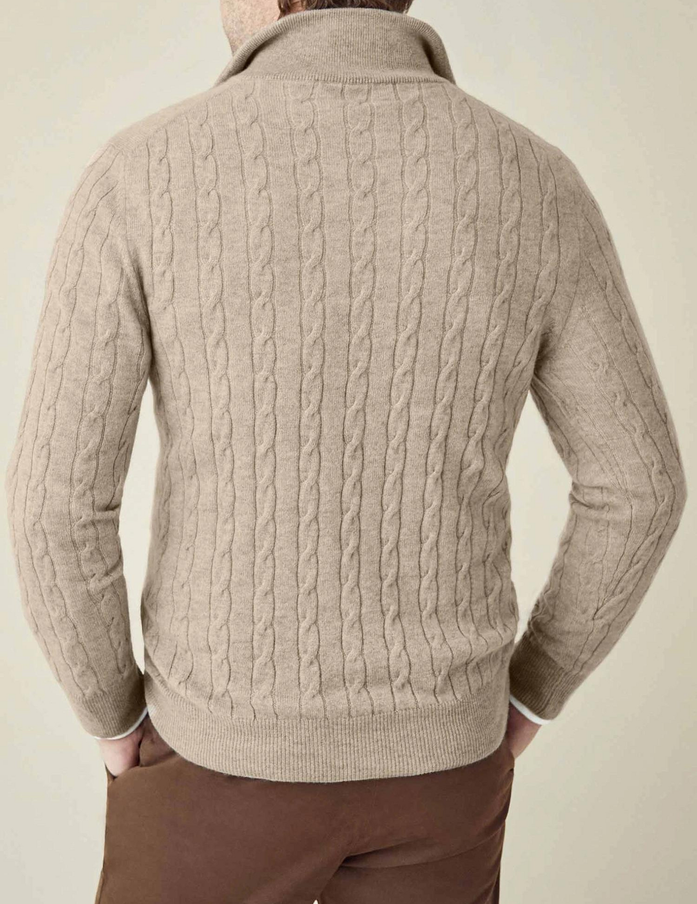 Aden | Cable Knit Zipper Sweater