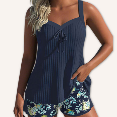 Briseis™ - Blommigt Mönstrat Tankini-set