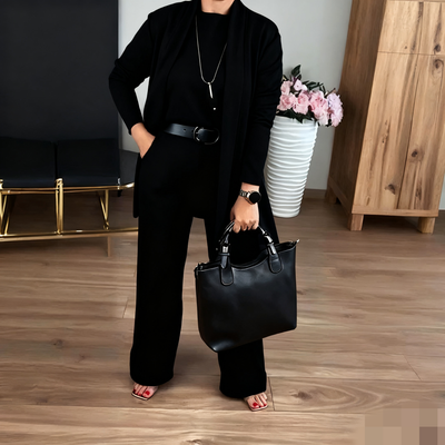 NATALIE – KLASSISKT 3-DELSSET MED KOFTA OCH BYXOR