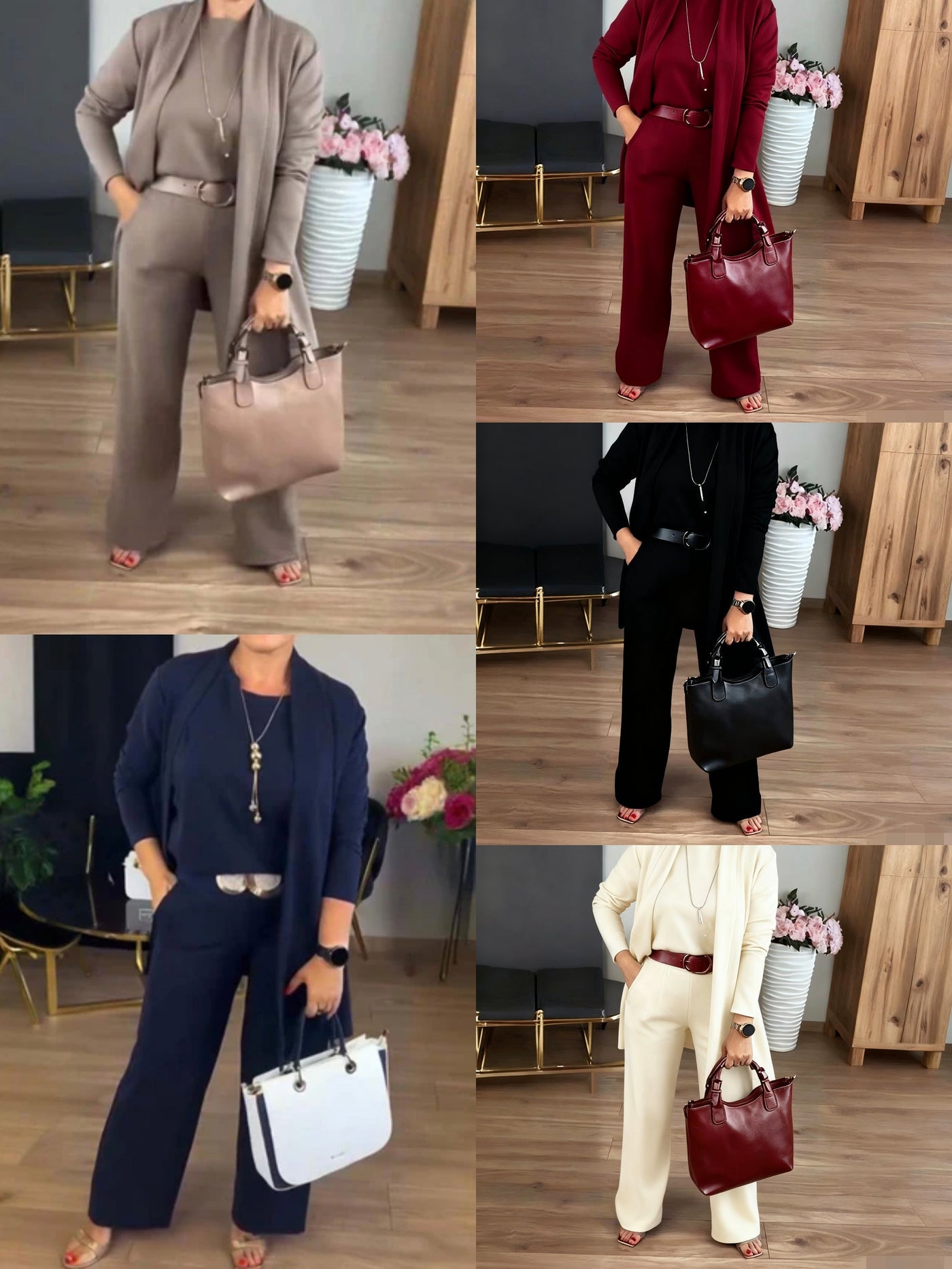 NATALIE – KLASSISKT 3-DELSSET MED KOFTA OCH BYXOR