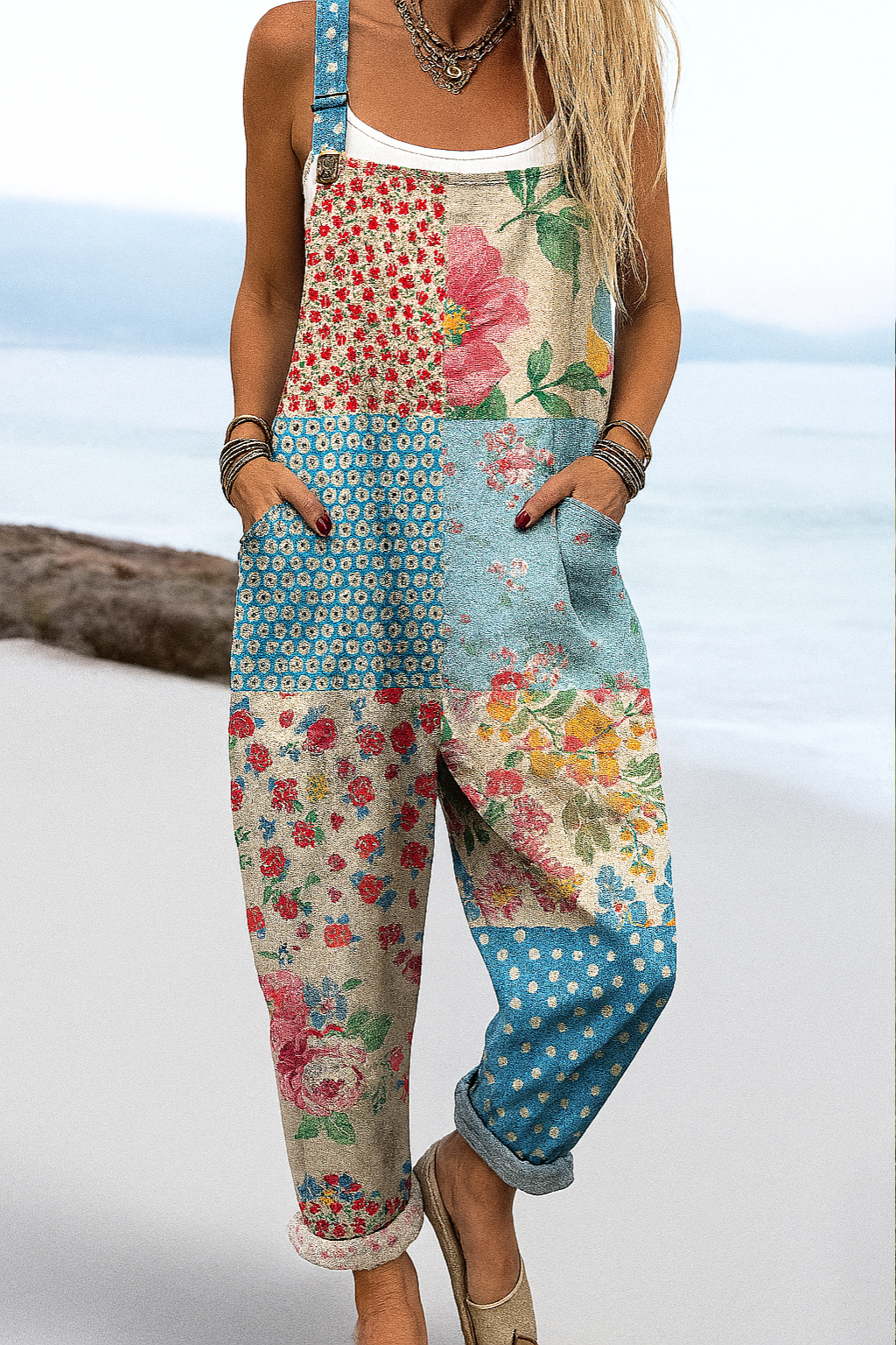 Jane™ | Konstnärlig Hängselbyxor