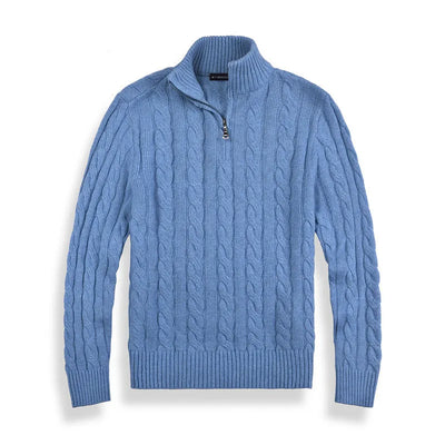 Nicolas | Old Money Half Zip Sweater