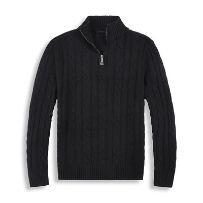 Nicolas | Old Money Half Zip Sweater
