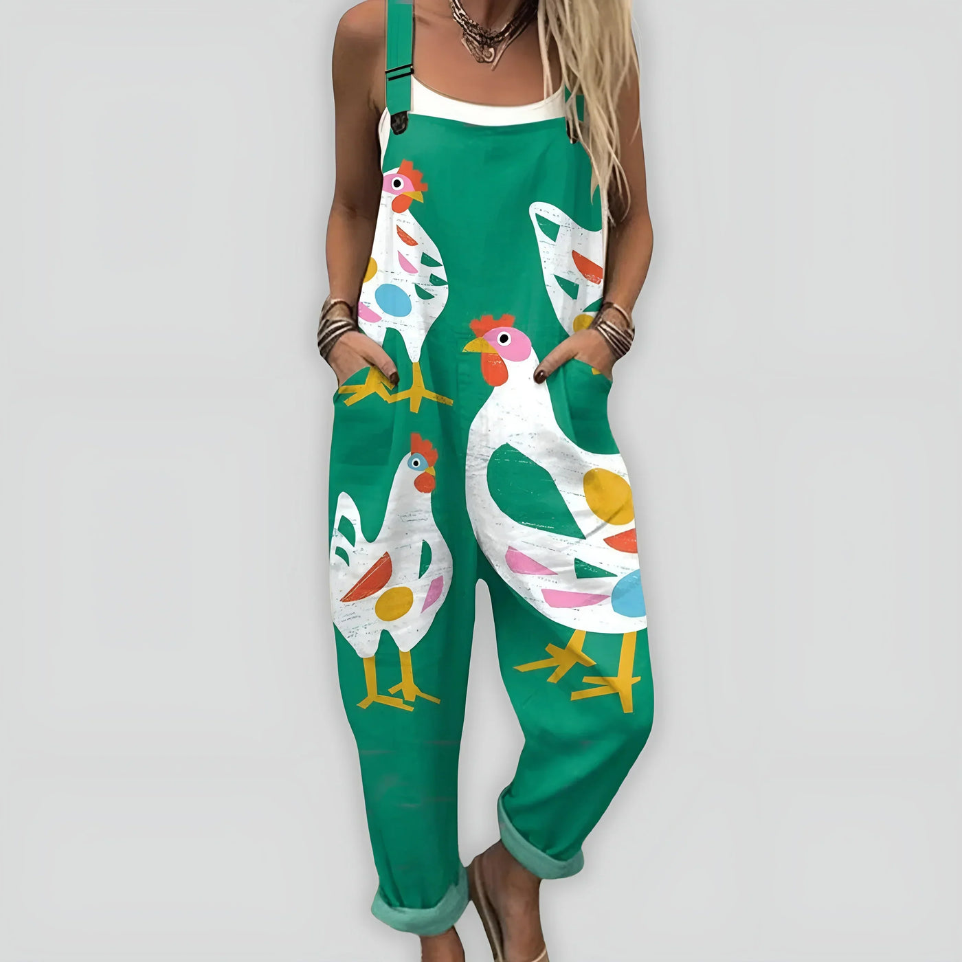 Faye™ - Bekväm och Stilren Jumpsuit med Ledig Passform