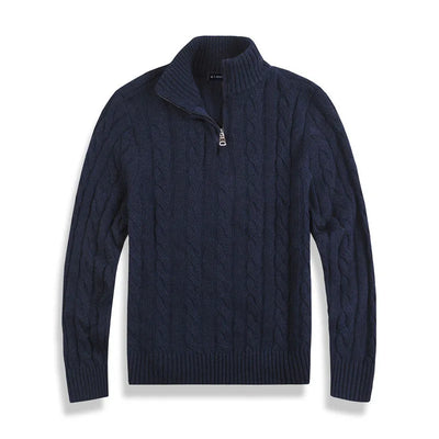 Nicolas | Old Money Half Zip Sweater