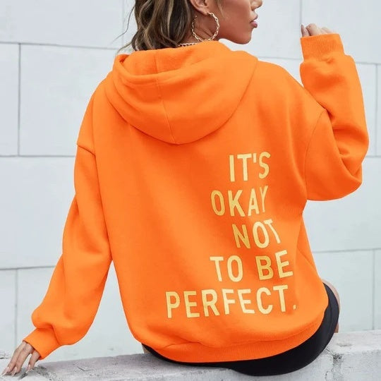 Noa™ - Ledig Långärmad Statement Hoodie