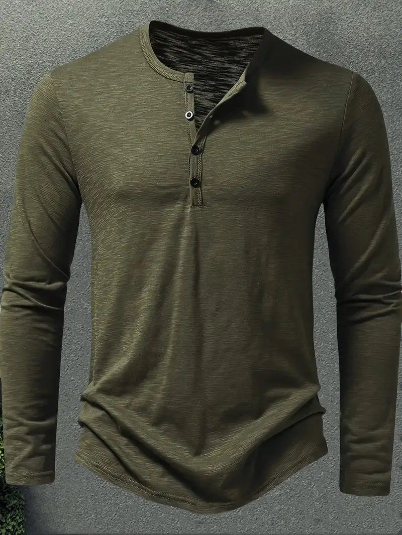 JESPER - LÅNGÄRMAD SKJORTA MED KNAPPSTÄNGNING