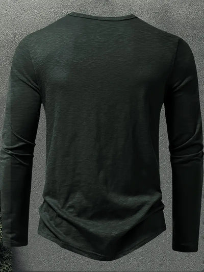 JESPER - LÅNGÄRMAD SKJORTA MED KNAPPSTÄNGNING