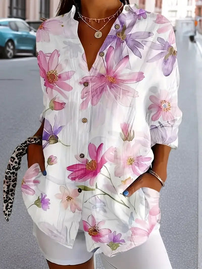 Marisse | Elegant Floral Blouse