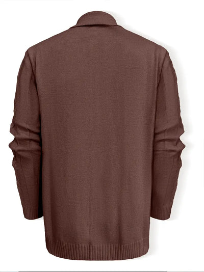 JONAS - AVSLAPPNAD LÅNGÄRMAD STICKAD HERRKOFTA