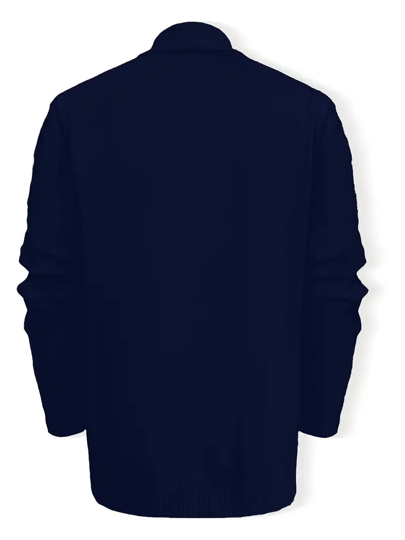 JONAS - AVSLAPPNAD LÅNGÄRMAD STICKAD HERRKOFTA